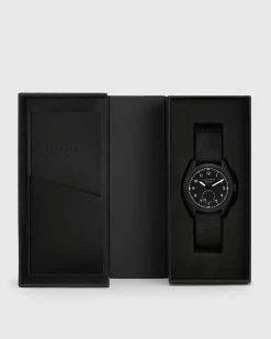 Top 10 ⌛ Untitled I Stainless Steel Nylon ⌚ Watch Black 😉 -Tailoring Sales MY001R 5 5