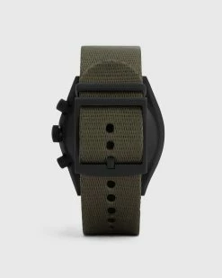 Promo 🎁 Subtitled I Stainless Steel Nylon ⌚ Watch Khaki 🔥 -Tailoring Sales MY008R 16 4