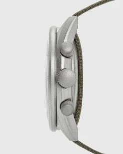 Best Pirce ❤️ Subtitled III Stainless Steel Nylon ⌚ Watch Khaki ❤️ -Tailoring Sales MY010R 16 3