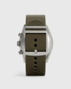 Best Pirce ❤️ Subtitled III Stainless Steel Nylon ⌚ Watch Khaki ❤️ -Tailoring Sales MY010R 16 4