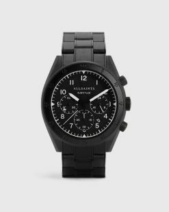 New 🎁 Subtitled VII Stainless Steel ⌚ Watch Black ✔️