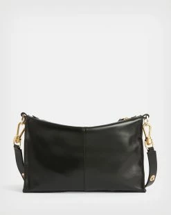 New 🧨 Eve Leather Quilted Crossbody Bag Black ✔️ -Tailoring Sales WB006X 5 6