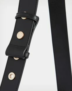 Flash Sale 🔔 Sheringham Leather Quilted Shoulder Bag Black 🔥 -Tailoring Sales WB009Y 5 6