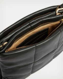 Wholesale ⌛ Mila Quilted Leather Pouch Crossbody Bag Black 🔥 -Tailoring Sales WB012Y 5 3