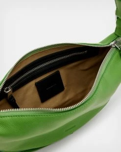 Coupon 🎁 Half Moon Leather Crossbody Bag Black 🧨 -Tailoring Sales WB027Z 2 3