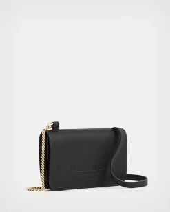 Best deal 💯 Ludivine Leather Crossbody Bag Black ⭐ -Tailoring Sales WB032Y 5 5