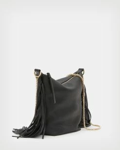 Flash Sale π₯° Evaline Fringe Crossbody Leather Bag Black π 11 Flash Sale π₯° Evaline Fringe Crossbody Leather Bag Black π -Tailoring Sales WB051Z 5 4