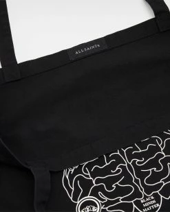 Best Pirce 🛒 Black Minds Matter Charity Tote Bag Black 🔥 -Tailoring Sales WB541X 5 3