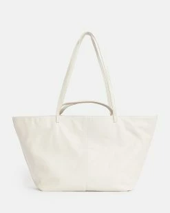 Hot Sale 🔔 Hannah Leather Studded Tote Bag Black 😍 -Tailoring Sales WB561X 7484 5