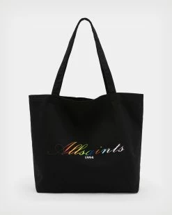 Promo 🛒 AllSaints Pride Tote Bag Washed Black 🌟