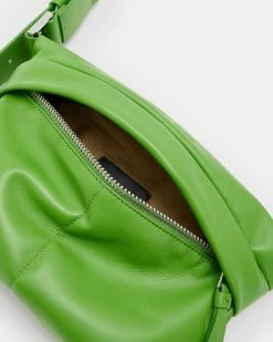 Deals 😀 Colette Leather Quilted Crossbody Bag Black 🥰 -Tailoring Sales WB567X 2 3