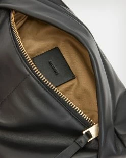 Coupon 😀 Colette Quilt Leather Crossbody Bag Black 🎉 -Tailoring Sales WB567X 5 3