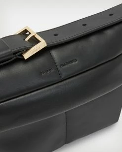 Coupon 😀 Colette Quilt Leather Crossbody Bag Black 🎉 -Tailoring Sales WB567X 5 6