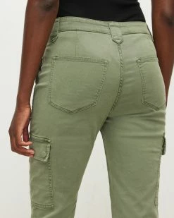 Cheap 😍 Nola High-Rise Cargo Joggers Khaki Green 🛒 -Tailoring Sales WE005U 3836 3 1