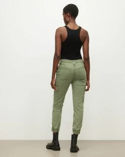 Cheap 😍 Nola High-Rise Cargo Joggers Khaki Green 🛒 -Tailoring Sales WE005U 3836 5 1