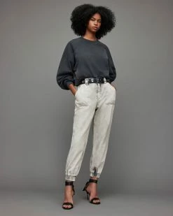 Discount 👏 Dani High-Rise Denim Joggers Anthracite Grey 🎉