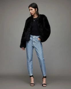 Cheapest ⭐ Dax High-Rise Metallic Skinny 👖 Jeans Indigo Blue ⭐