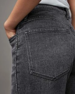 Promo 🔔 Rali High-Rise Relaxed Diamante 👖 Jeans Washed Black 🔔 -Tailoring Sales WE023X 162 4 1