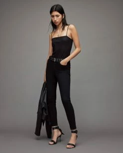 Discount ✔️ Miller Mid-Rise Size Me Skinny 👖 Jeans Black ✔️