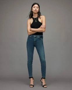 Top 10 💯 Miller Mid-Rise Size Me Skinny 👖 Jeans Hunter Blue 👏 -Tailoring Sales WE623V 6328 3