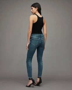 Top 10 💯 Miller Mid-Rise Size Me Skinny 👖 Jeans Hunter Blue 👏 -Tailoring Sales WE623V 6328 6