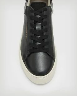 Cheap 🎉 Shana Leather Trainers Black 😍 -Tailoring Sales WF0042Z 5 3