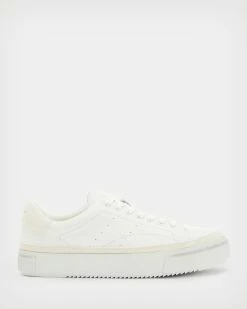 Hot Sale ❤️ Trish Leather Trainers Ash Grey 😍