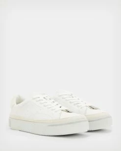 Hot Sale ❤️ Trish Leather Trainers Ash Grey 😍 -Tailoring Sales WF031S 4068 5