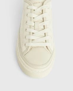 Flash Sale 🎉 Milla Leather Trainers Off White 👏 -Tailoring Sales WF045W 203 3