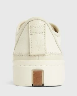 Flash Sale 🎉 Milla Leather Trainers Off White 👏 -Tailoring Sales WF045W 203 6