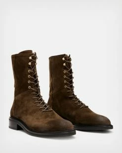 Best Sale 💯 Misty Suede 🥾 Boots Khaki 🎁 -Tailoring Sales WF050Y 3836 3