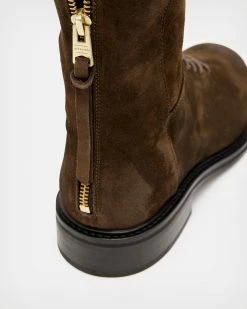 Best Sale 💯 Misty Suede 🥾 Boots Khaki 🎁 -Tailoring Sales WF050Y 3836 4