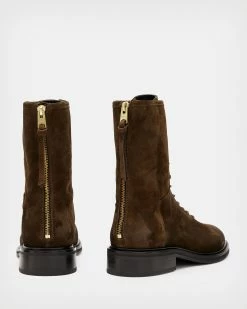 Best Sale 💯 Misty Suede 🥾 Boots Khaki 🎁 -Tailoring Sales WF050Y 3836 5