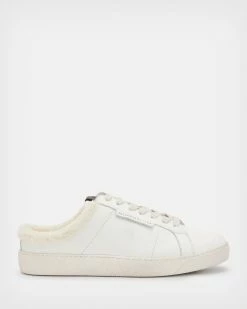 Top 10 ✨ Sheer Leather Mules White 🎁