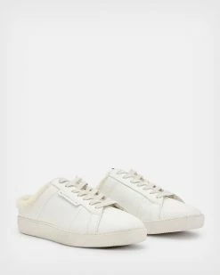 Top 10 ✨ Sheer Leather Mules White 🎁 -Tailoring Sales WF544X 10 3