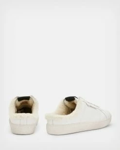 Top 10 ✨ Sheer Leather Mules White 🎁 -Tailoring Sales WF544X 10 5