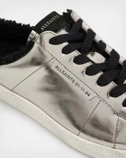 Cheapest 🎉 Sheer Metallic Mules Silver/Black 😉 -Tailoring Sales WF545X 1484 4