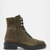 Cheapest 🔔 Dusty Suede 🥾 Boots Dark Olive Green 😀 -Tailoring Sales WF563X 7917 1