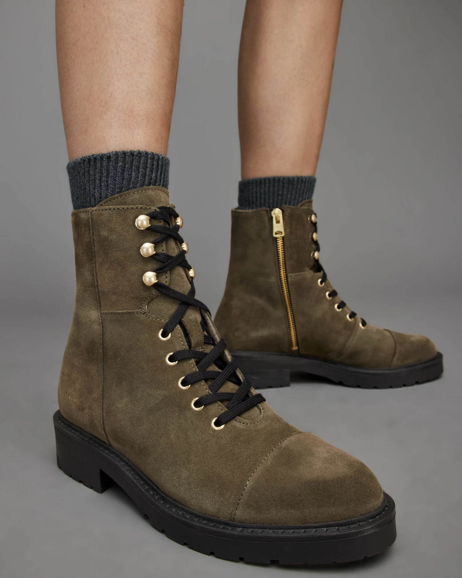 Cheapest 🔔 Dusty Suede 🥾 Boots Dark Olive Green 😀 4 Cheapest 🔔 Dusty Suede 🥾 Boots Dark Olive Green 😀 - Image 2