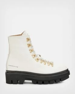 Best reviews of 👍 Wanda Leather 🥾 Boots White Gloss 🎉