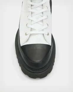 Top 10 ⌛ Myla Combat 🥾 Boots Cream/Black ❤️ -Tailoring Sales WF575X 576 3