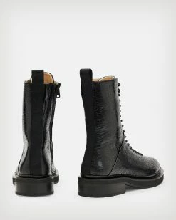 Coupon π Mina Leather Crocodile Effect π₯Ύ Boots Black π€© 11 Coupon π Mina Leather Crocodile Effect π₯Ύ Boots Black π€© -Tailoring Sales WF586X 5 5