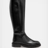 Best Sale 🎁 Milo Leather Knee High 🥾 Boots Black ✨ -Tailoring Sales WF587X 5 1