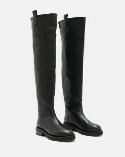 Hot Sale 🔔 Mindy Leather 🥾 Boots Black ⌛ -Tailoring Sales WF589X 5 3