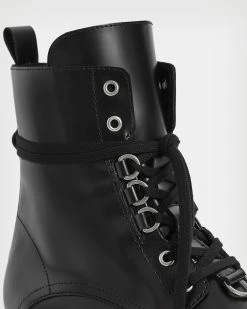 Top 10 ✔️ Lira Leather 🥾 Boots Black ✔️ -Tailoring Sales WF613Q 5 3