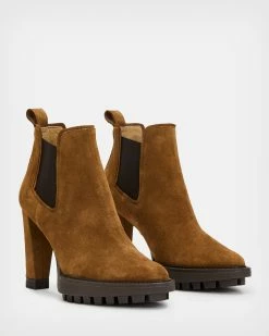 Cheap ✔️ Harper Suede 🥾 Boots Tan Brown 🎁 -Tailoring Sales WF625X 5335 3