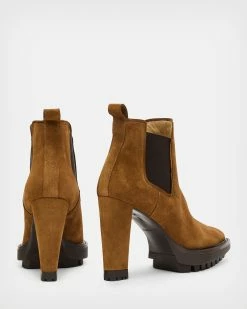 Cheap ✔️ Harper Suede 🥾 Boots Tan Brown 🎁 -Tailoring Sales WF625X 5335 5