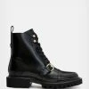 Cheapest ⌛ Tori Leather 🥾 Boots BLACK/WARM BRASS 🤩