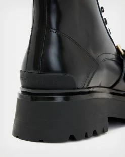 Best deal 🎁 Stellar Leather 🥾 Boots BLACK/WARM BRASS 👏 -Tailoring Sales WF724X 6405 5