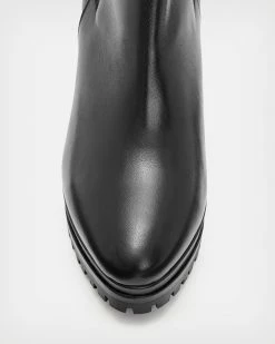 Cheapest ✨ Sarris Leather 🥾 Boots Black 😉 -Tailoring Sales WF808P 5 3